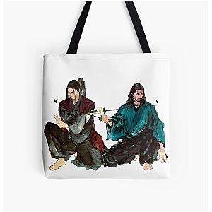 Inoue Takehiko Vagabond Manga Musashi Miyamoto vs Sasaki Kojiro All Over Print Tote Bag RB0307 [ID9937]