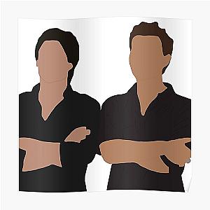 Vampire Diaries Posters - Stefan and damon Poster RB1312 [ID475]