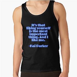 Vampire Diaries Tank Tops - It's that liking yourself is the most important thing. And I like me. - Kai Parker Tank Top RB1312 [ID517]