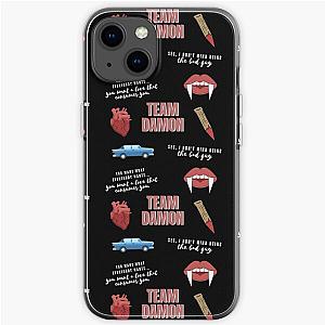 Vampire Diaries Cases - Team Damon Vampire Pack iPhone Soft Case RB1312 [ID449]