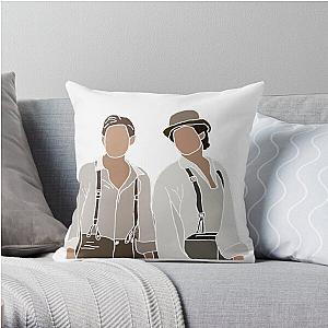 Vampire Diaries Pillows - Damon and Stefan Salvatore Vampire Diaries Drawing Throw Pillow RB1312 [ID671]