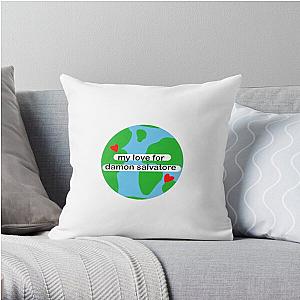 Vampire Diaries Pillows - my love for damon salvatore  Throw Pillow RB1312 [ID695]