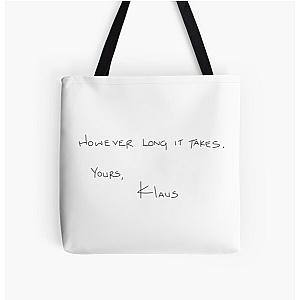 Vampire Diaries Bags - Klaus Letter to Caroline All Over Print Tote Bag RB1312 [ID734]