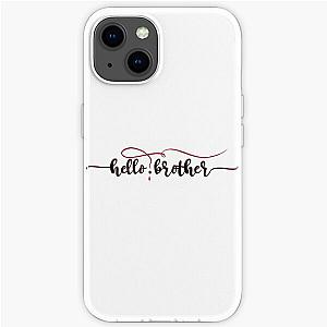 Vampire Diaries Cases - Vampire Diaries Quote - Hello Brother - Damon and Stefan iPhone Soft Case RB1312 [ID437]