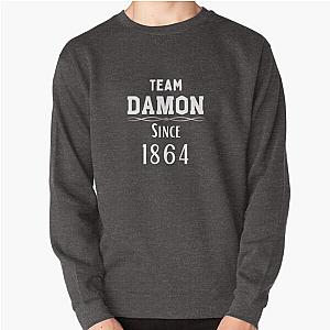 Vampire Diaries Sweatshirts - Team Damon since 1864 (white) Pullover Sweatshirt RB1312 [ID768]