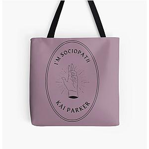 Vampire Diaries Bags - I'm sociopath kai parker All Over Print Tote Bag RB1312 [ID760]