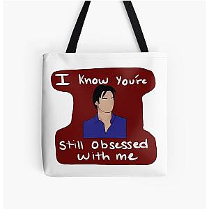 Vampire Diaries Bags - TVD Damon Salvatore  All Over Print Tote Bag RB1312 [ID757]