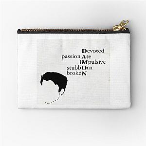 Vampire Diaries Zipper Pouches - Damon Crossword Zipper Pouch RB2904