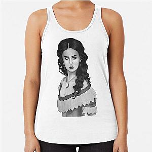 Vampire Diaries Tank Tops - Katherine Pierce Drawing Racerback Tank Top RB2904