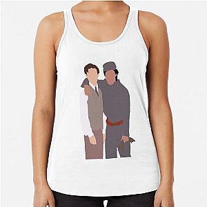 Vampire Diaries Tank Tops - Salvatore Brothers  Racerback Tank Top RB2904