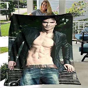The Vampire Diaries Blanket - Damon salvatore Blanket