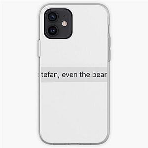 Vampire Diaries Cases - See Stefan, even the bear knew iPhone Soft Case RB2904