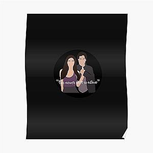 Vampire Diaries Posters - I've never felt so alive sticker Poster RB2904
