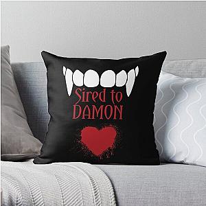 Vampire Diaries Pillows - I'm sired to Damon! Throw Pillow RB2904