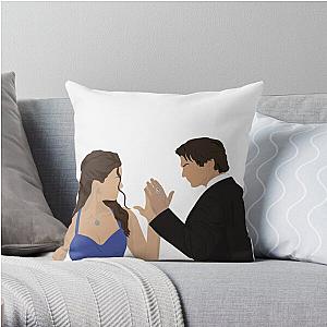Vampire Diaries Pillows - Damon and Elena Miss Mystic Falls Dance Throw Pillow RB2904