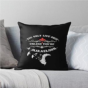 Vampire Diaries Pillows - M ByTe Mikaelson Throw Pillow RB2904