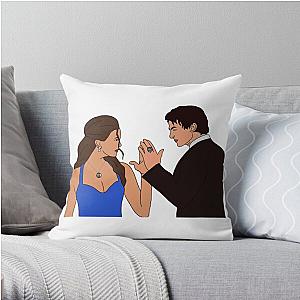Vampire Diaries Pillows - Damon and Elena Throw Pillow RB2904