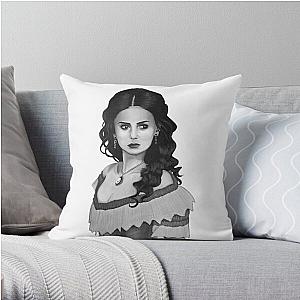 Vampire Diaries Pillows - Katherine Pierce Drawing Throw Pillow RB2904