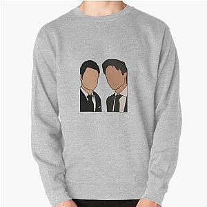 Vampire Diaries Sweatshirts - Stefan and Damon in suits  Pullover Sweatshirt RB2904