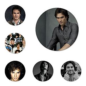 Vampire Diaries Pins - Ian Somerhalder Decoration gift