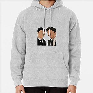 Vampire Diaries Hoodies - Stefan and Damon in suits  Pullover Hoodie RB2904