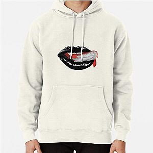 Vampire Diaries Hoodies - Vampire Black Lips Pullover Hoodie RB2904