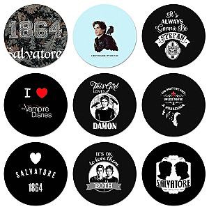 Vampire Diaries Pins - Stefan Damon Salvatore Icons Pins Decoration