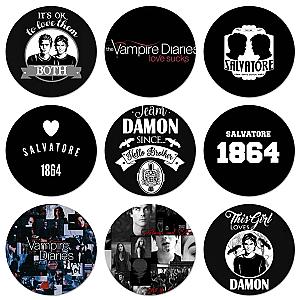 Vampire Diaries Pins - Stefan Damon Salvatore Icons Pins