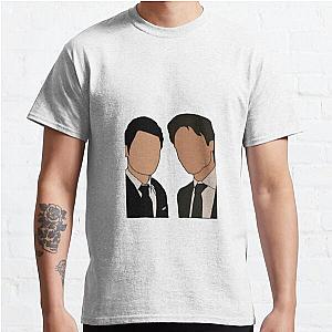 Vampire Diaries T-Shirts - Stefan and Damon in suits  Classic T-Shirts RB2904