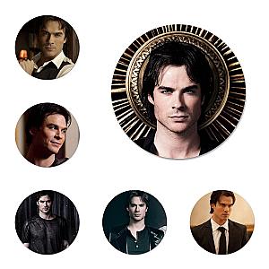 Vampire Diaries Pins - Ian Somerhalder Badge Brooch Pin