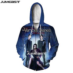 Vampire Diaries Jackets - Jumeast Brand 3D Printed Long Sleeve Jacket