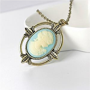 Vampire Diaries Necklaces - Katherine Pierce Cameo Pendant Necklaces