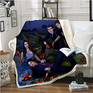 Vampire Diaries Blanket - Hiking Picnic Thick Quilt Sherpa Throw Blanket