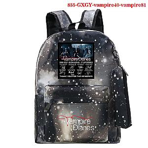 Vampire Diaries Backpacks - School Bag with Pencil Case Teenager Kids