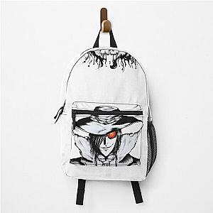 Vampire Black and White Line Art Backpack