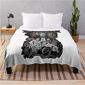 Lucky Gang of Athletes The Elder Vampyr Bat Vintage Throw Blanket