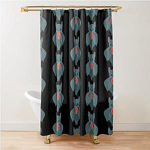 Vegan Vampire Shower Curtain
