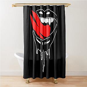 Black Lips Shower Vampyr Curtain