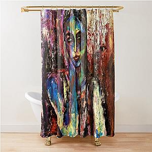 Evelyn the Vampire Shower Curtain