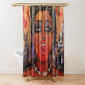 La Vampira Deluxe Shower Curtain