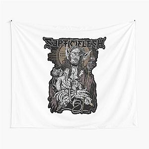 Lucky Gang of Athletes the Elder Vampyr Bat Vintage Tapestry