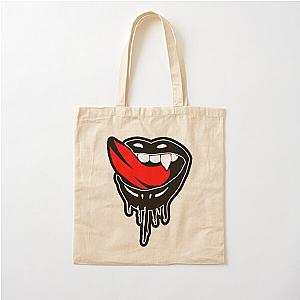 Black Lips Vampyr Cotton Tote Bag