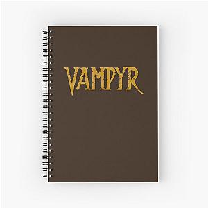 Vampyr Buffy Vampire Slayer gold Spiral Notebook