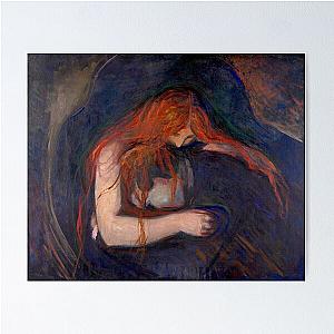 Edvard Munch Vampire Poster