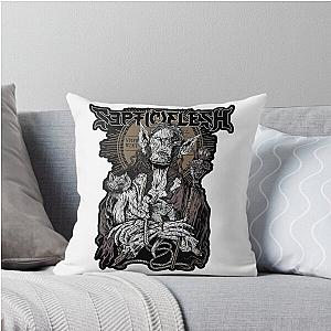 Lucky Gang of Athletes The Vampyr Bat Vintage Throw Pillow