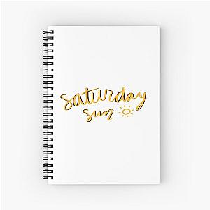 “Saturday Sun” Vance Joy Lyrics Spiral Notebook