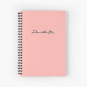 I'm With You - Handwritten Vance Joy Spiral Notebook