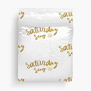 “Saturday Sun” Vance Joy Lyrics Duvet Cover