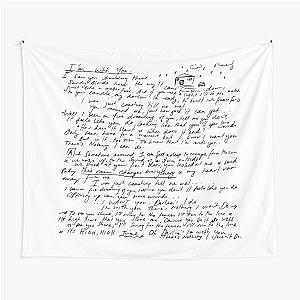 I'm With You - Vance Joy - Handwritten Tapestry