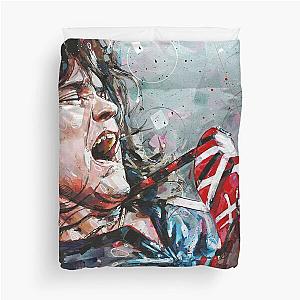 Eddie van Halen painting Duvet Cover